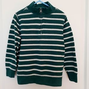 Striped Green and White Sweat Shirt for Boys (Old Navy)